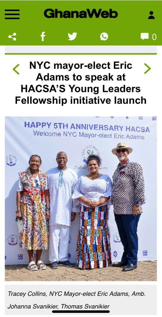 NYC Mayor-Elect to Speak at HACSA's Young Leader's Fellowship Launch
